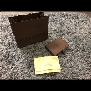 Louis Vuitton gift box and shopping bag
